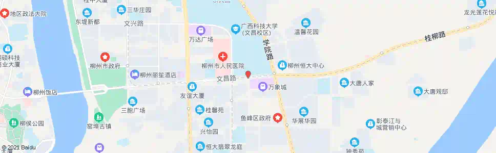 柳州文昌路东_公交站地图_柳州公交_妙搜公交查询2025