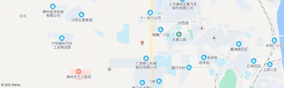 柳州百饭路口_公交站地图_柳州公交_妙搜公交查询2025