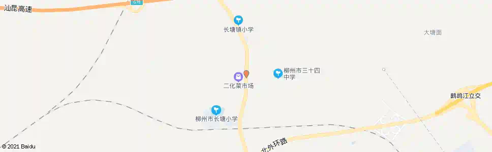 柳州二化_公交站地图_柳州公交_妙搜公交查询2025