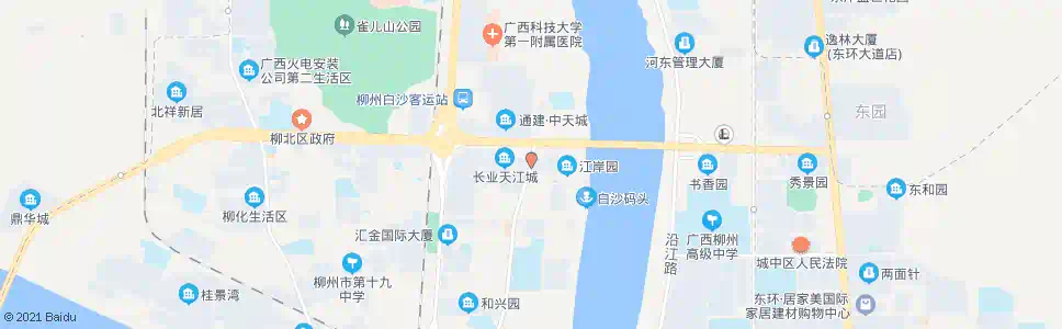 柳州白沙胜利路口_公交站地图_柳州公交_妙搜公交查询2025