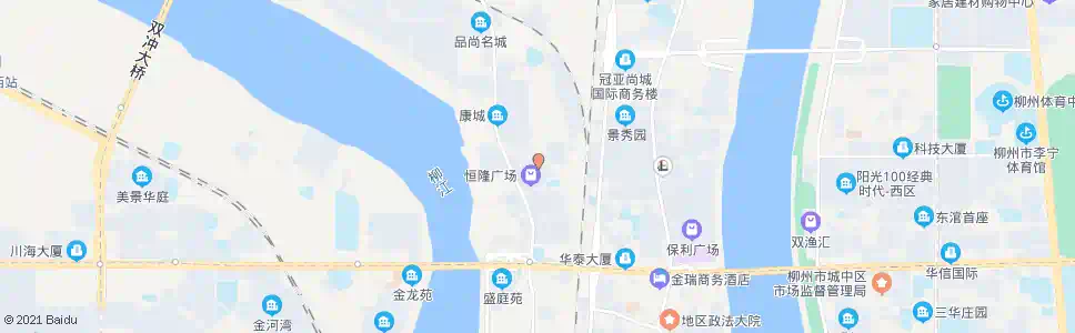 柳州新园小居_公交站地图_柳州公交_妙搜公交查询2025