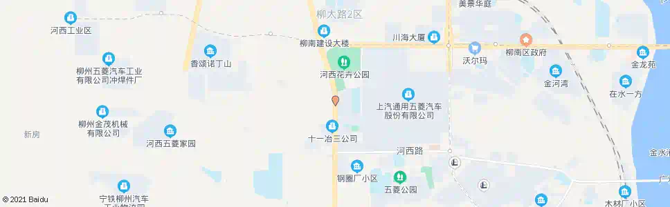 柳州面粉总公司_公交站地图_柳州公交_妙搜公交查询2025