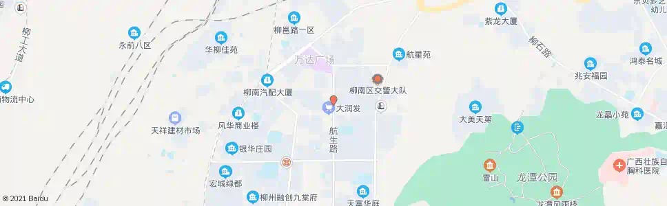 柳州航生路北_公交站地图_柳州公交_妙搜公交查询2025