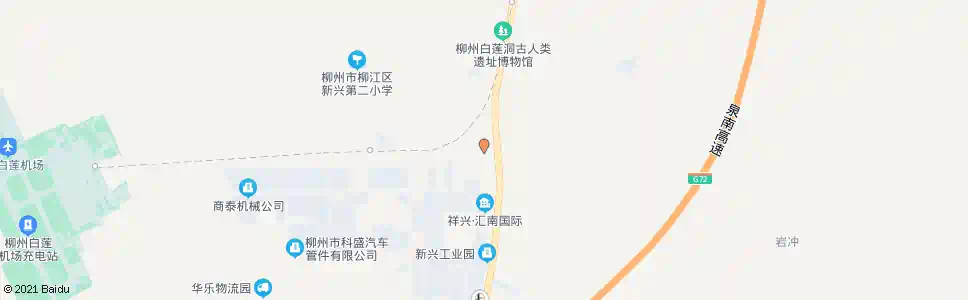 柳州机场路口_公交站地图_柳州公交_妙搜公交查询2025