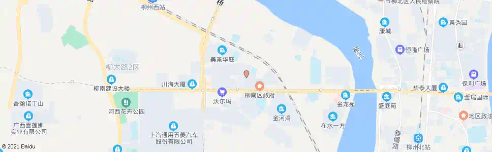 柳州河西小区_公交站地图_柳州公交_妙搜公交查询2025