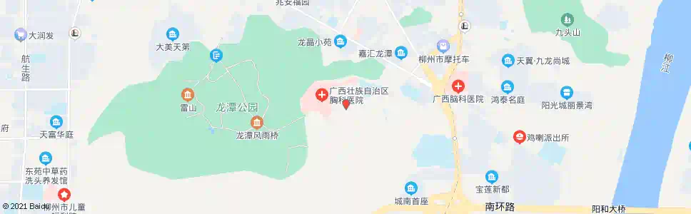 柳州龙潭医院_公交站地图_柳州公交_妙搜公交查询2025