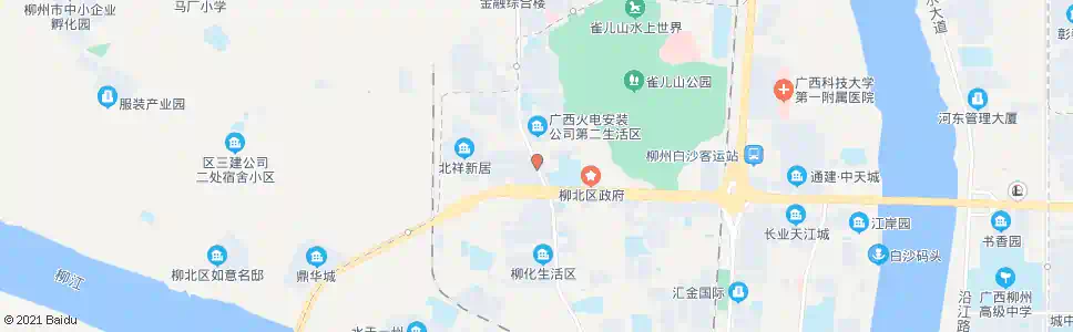 柳州柳北文化商业广场_公交站地图_柳州公交_妙搜公交查询2025