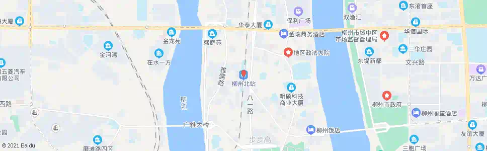 柳州学院路北_公交站地图_柳州公交_妙搜公交查询2025