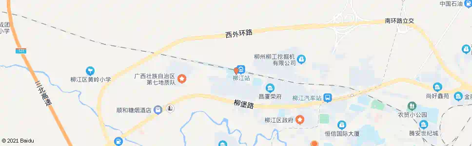 柳州公安处_公交站地图_柳州公交_妙搜公交查询2025