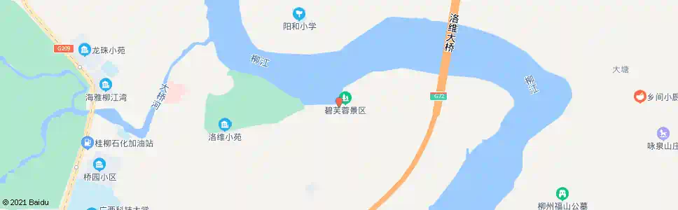柳州碧芙蓉景区_公交站地图_柳州公交_妙搜公交查询2025