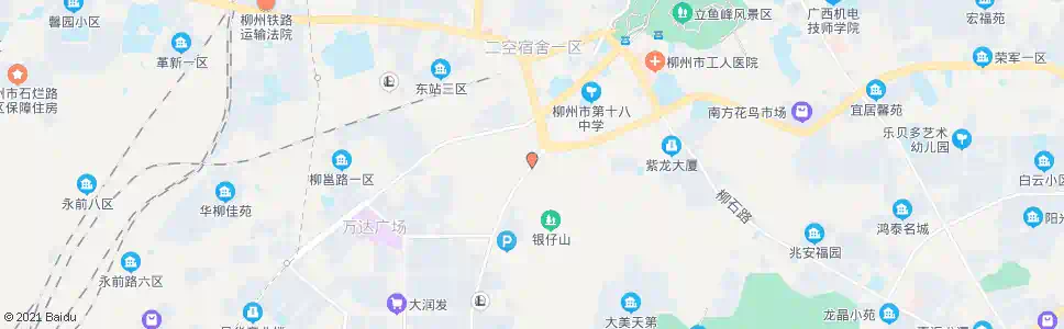 柳州航银路口_公交站地图_柳州公交_妙搜公交查询2025
