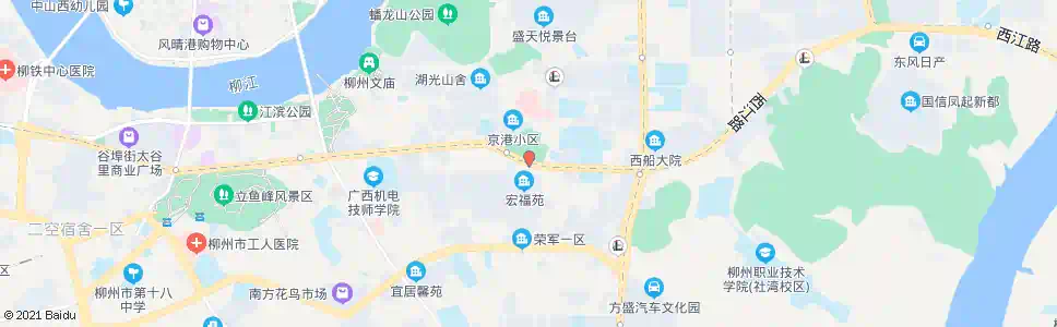 柳州箭盘山公园_公交站地图_柳州公交_妙搜公交查询2025