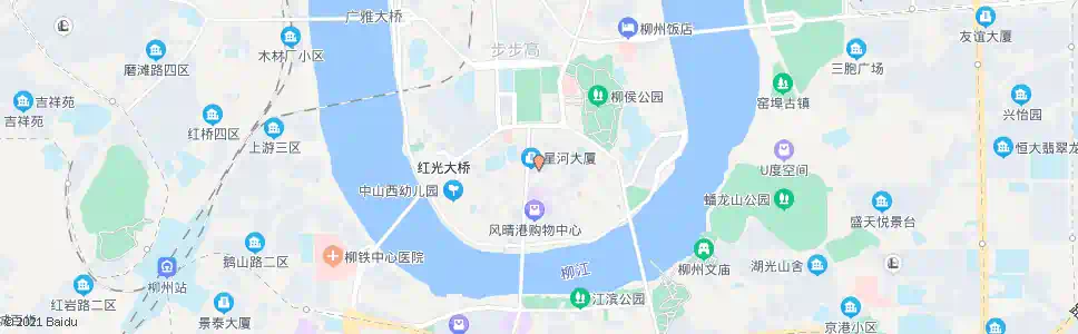 柳州城中水厂_公交站地图_柳州公交_妙搜公交查询2025