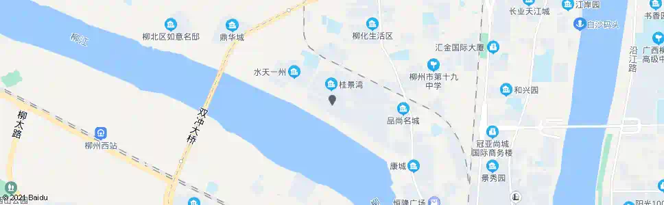 柳州桂景湾_公交站地图_柳州公交_妙搜公交查询2025