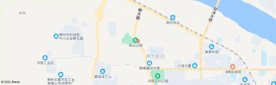 柳州柳太磨太路口(贝铮达公司)_公交站地图_柳州公交_妙搜公交查询2025