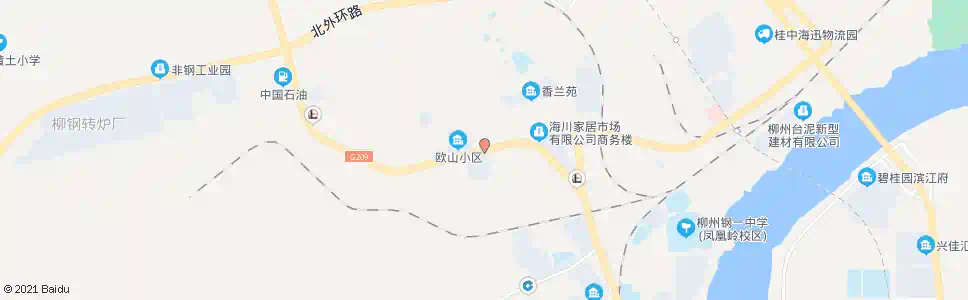 柳州海川家具市场(香兰公交站)_公交站地图_柳州公交_妙搜公交查询2025