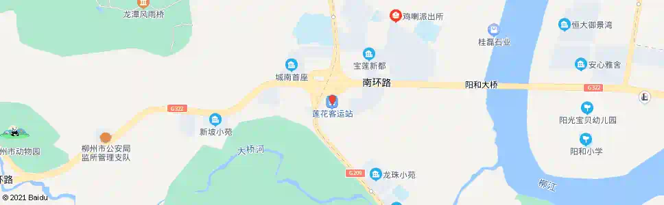 柳州柳邕客运站_公交站地图_柳州公交_妙搜公交查询2025