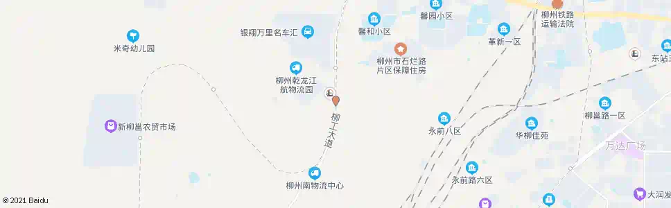 柳州石烂新村_公交站地图_柳州公交_妙搜公交查询2025