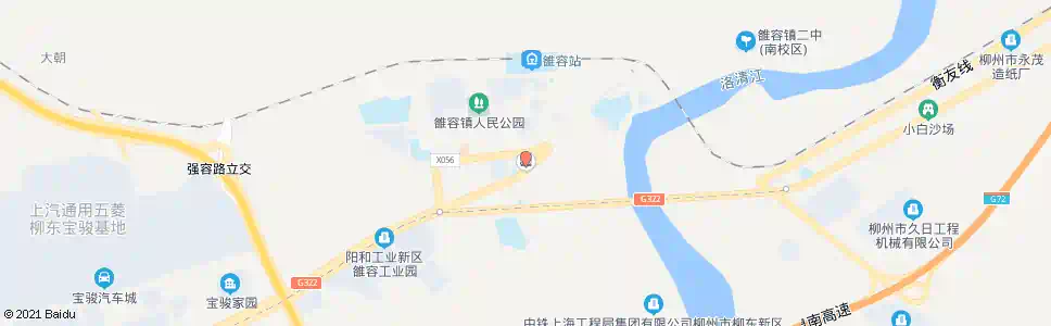 柳州雒容加油站_公交站地图_柳州公交_妙搜公交查询2025