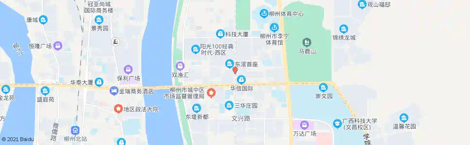 柳州华信国际西_公交站地图_柳州公交_妙搜公交查询2025