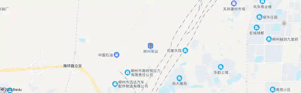柳州大学西路南_公交站地图_柳州公交_妙搜公交查询2025