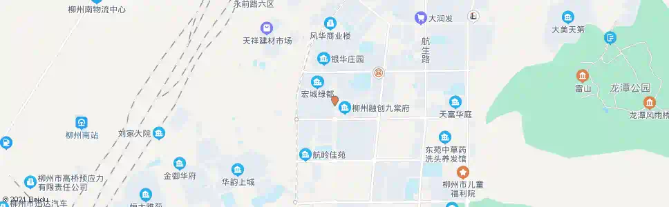 柳州航星路北_公交站地图_柳州公交_妙搜公交查询2025