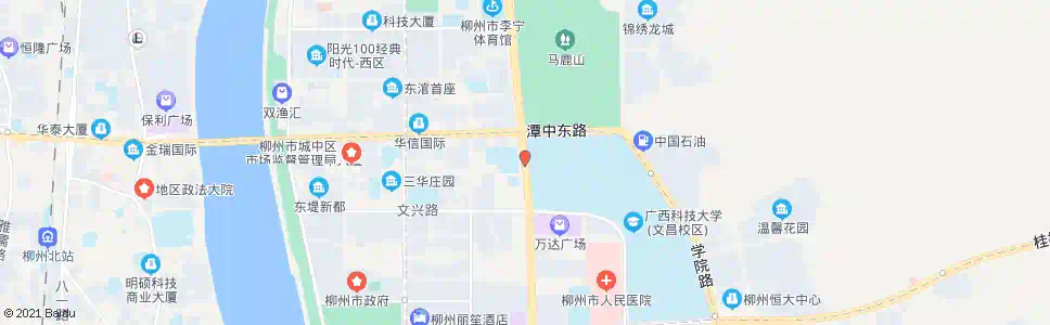 柳州科大西门_公交站地图_柳州公交_妙搜公交查询2025