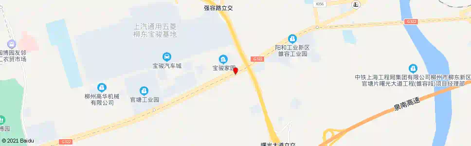 柳州强容路口_公交站地图_柳州公交_妙搜公交查询2025