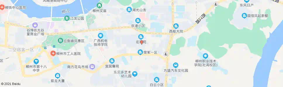 柳州华庭院(市卫校)_公交站地图_柳州公交_妙搜公交查询2025