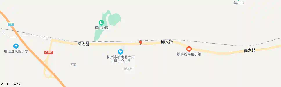 柳州太阳村屯工村_公交站地图_柳州公交_妙搜公交查询2025