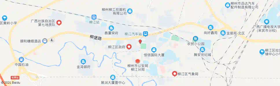 柳州柳江文化宫广场_公交站地图_柳州公交_妙搜公交查询2025
