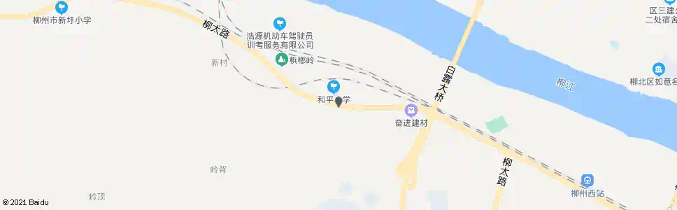 柳州和平村东_公交站地图_柳州公交_妙搜公交查询2025