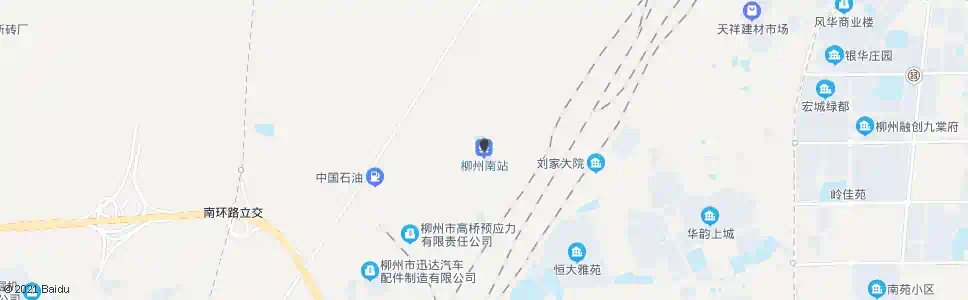 柳州李家村南_公交站地图_柳州公交_妙搜公交查询2025