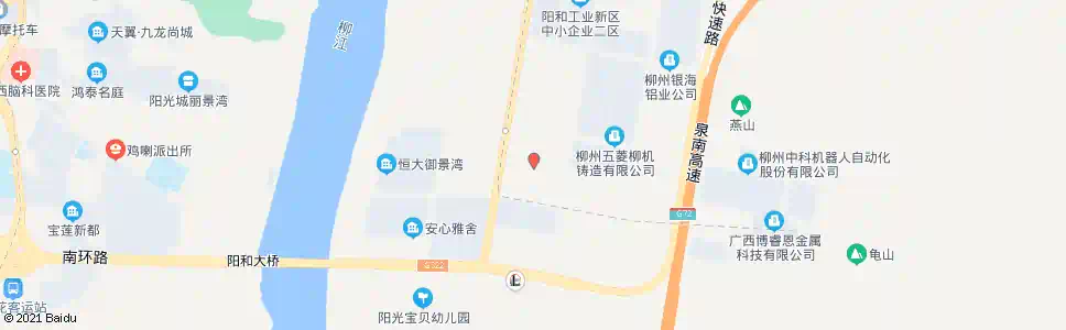 柳州阳和支二路_公交站地图_柳州公交_妙搜公交查询2025