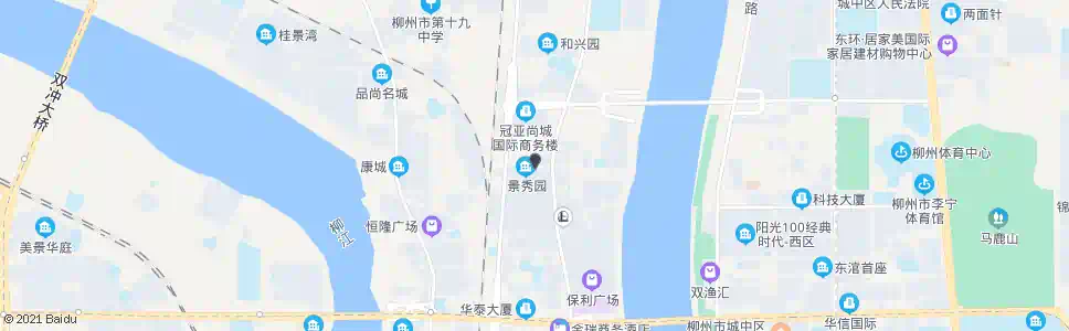 柳州锦绣路西_公交站地图_柳州公交_妙搜公交查询2025