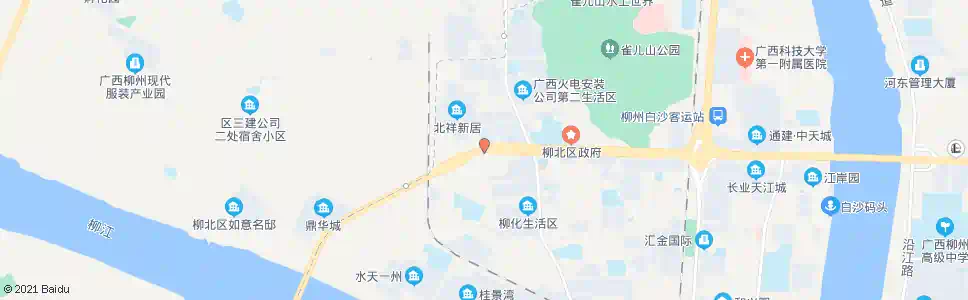 柳州双冲桥北_公交站地图_柳州公交_妙搜公交查询2025