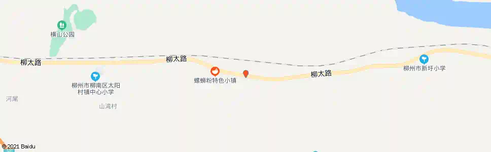 柳州太阳村尾_公交站地图_柳州公交_妙搜公交查询2025