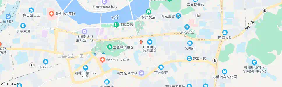 柳州荣军屏山路口_公交站地图_柳州公交_妙搜公交查询2025