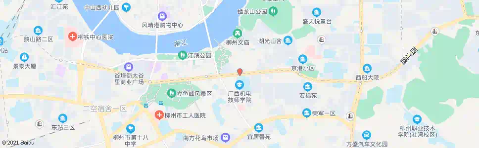 柳州荣军路口_公交站地图_柳州公交_妙搜公交查询2025