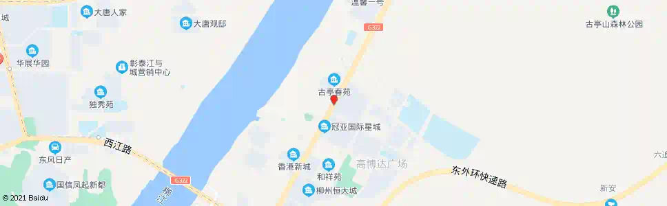 柳州古亭长安路口_公交站地图_柳州公交_妙搜公交查询2025