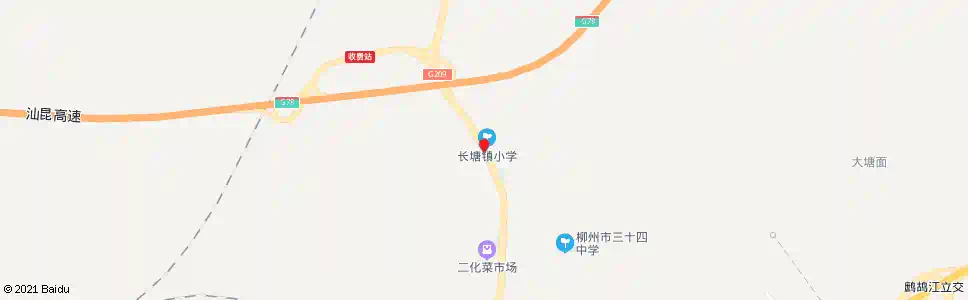 柳州长塘村_公交站地图_柳州公交_妙搜公交查询2025