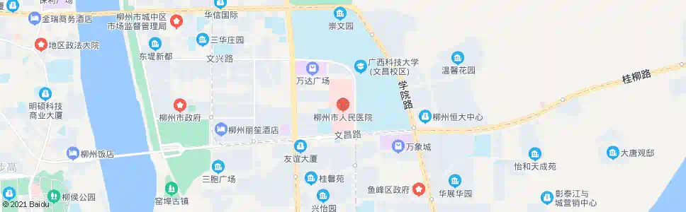 柳州158医院_公交站地图_柳州公交_妙搜公交查询2025