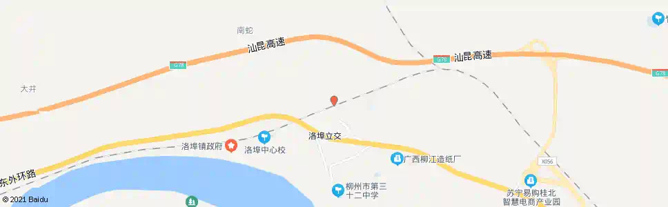柳州洛埠_公交站地图_柳州公交_妙搜公交查询2025