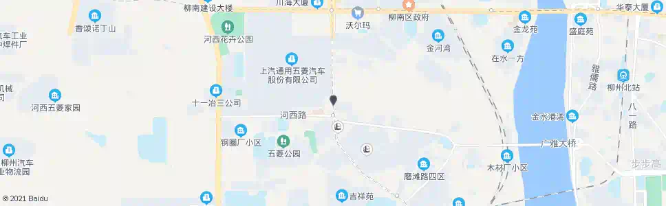 柳州河西路口_公交站地图_柳州公交_妙搜公交查询2025