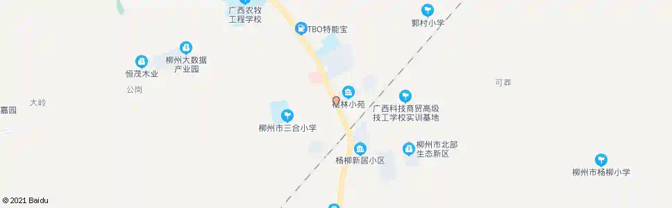 柳州沙塘新区_公交站地图_柳州公交_妙搜公交查询2025
