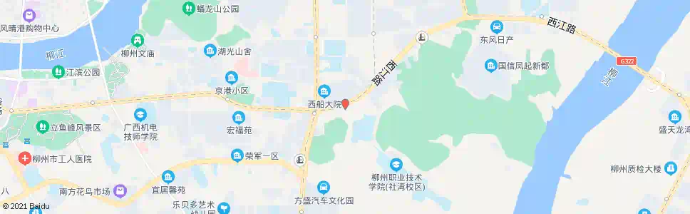柳州社湾坳_公交站地图_柳州公交_妙搜公交查询2025
