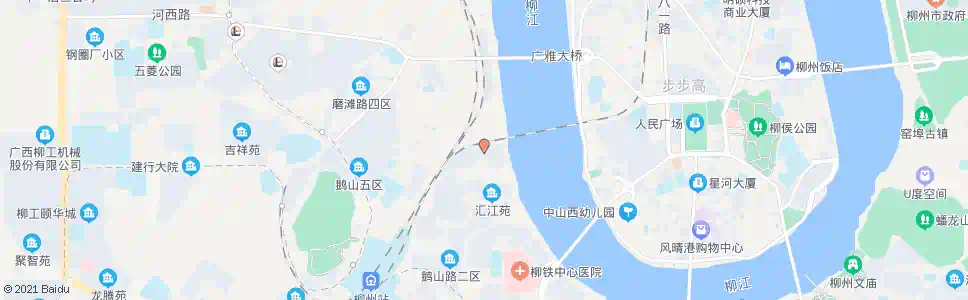 柳州上游三区_公交站地图_柳州公交_妙搜公交查询2025