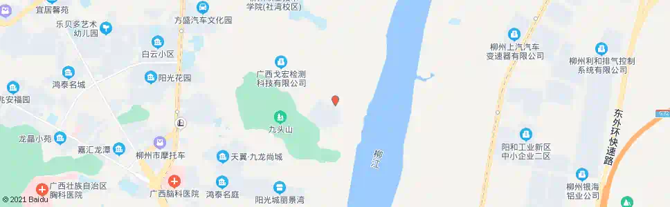 柳州白云东路_公交站地图_柳州公交_妙搜公交查询2025