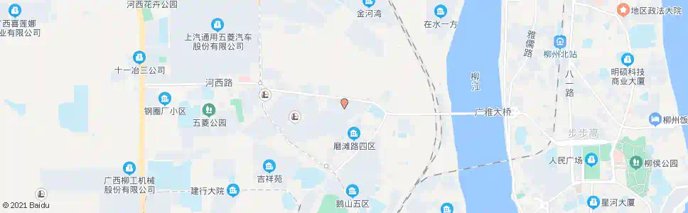 柳州河西建材园_公交站地图_柳州公交_妙搜公交查询2025
