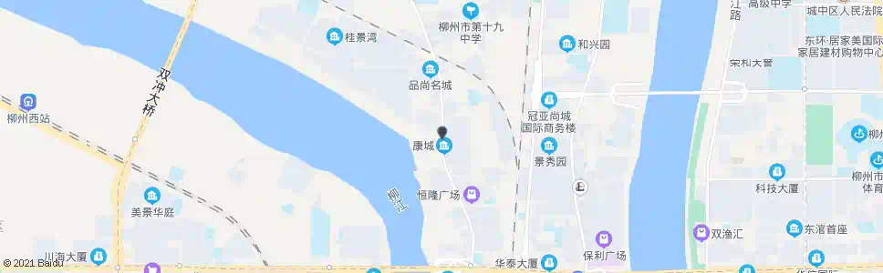 柳州康城_公交站地图_柳州公交_妙搜公交查询2025